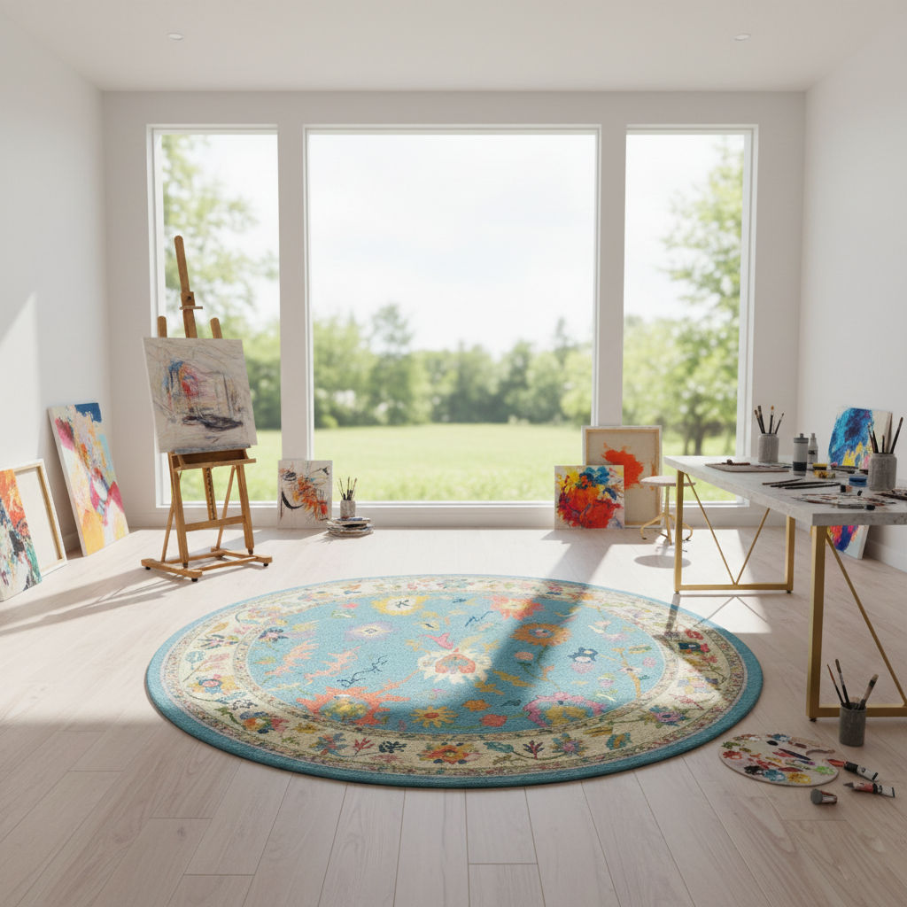 ORAVELIA - Hand Knotted Oushak Carpet